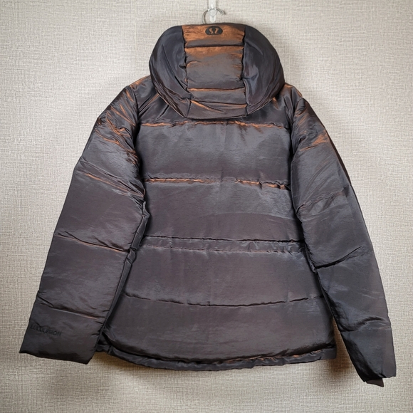 NWT Lululemon Wunder Puff Down Jacket Iridescent Brown Winter Coat Womens Size10 - Picture 4 of 15
